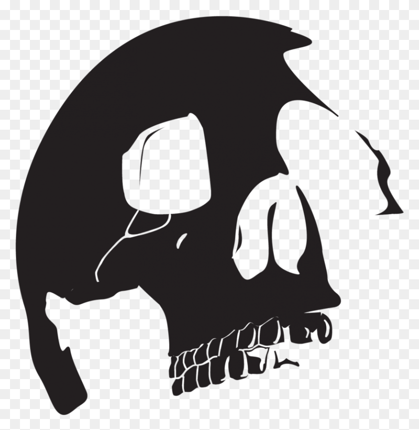 815x838 Vector Skull 2 By Envisium On Clipart Library Clipart Vector Skull, Pillow, Cushion, Mask HD PNG Download