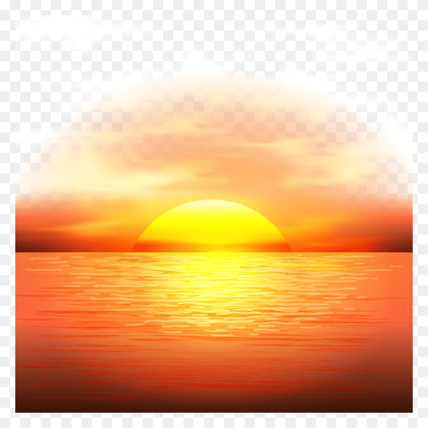 800x800 Vector Sky Sunrise Sunset No Background, Nature, Outdoors, Sunlight HD PNG Download