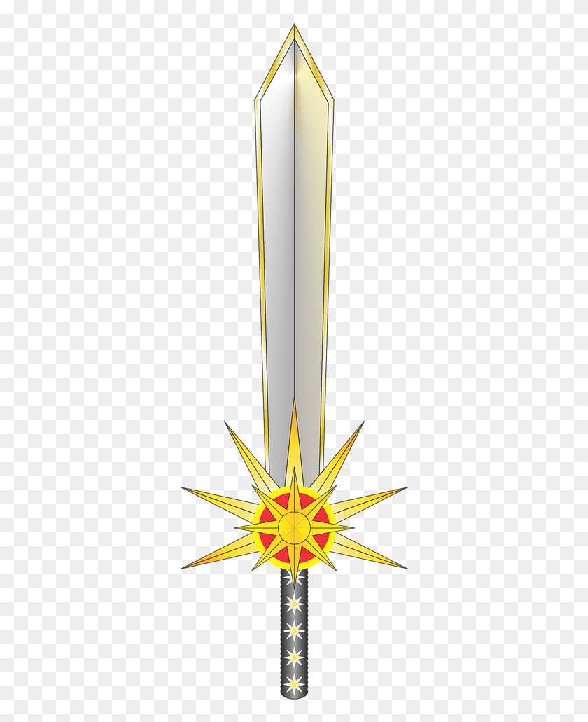 332x971 Vector Sol Blade, Weapon, Weaponry, Symbol HD PNG Download