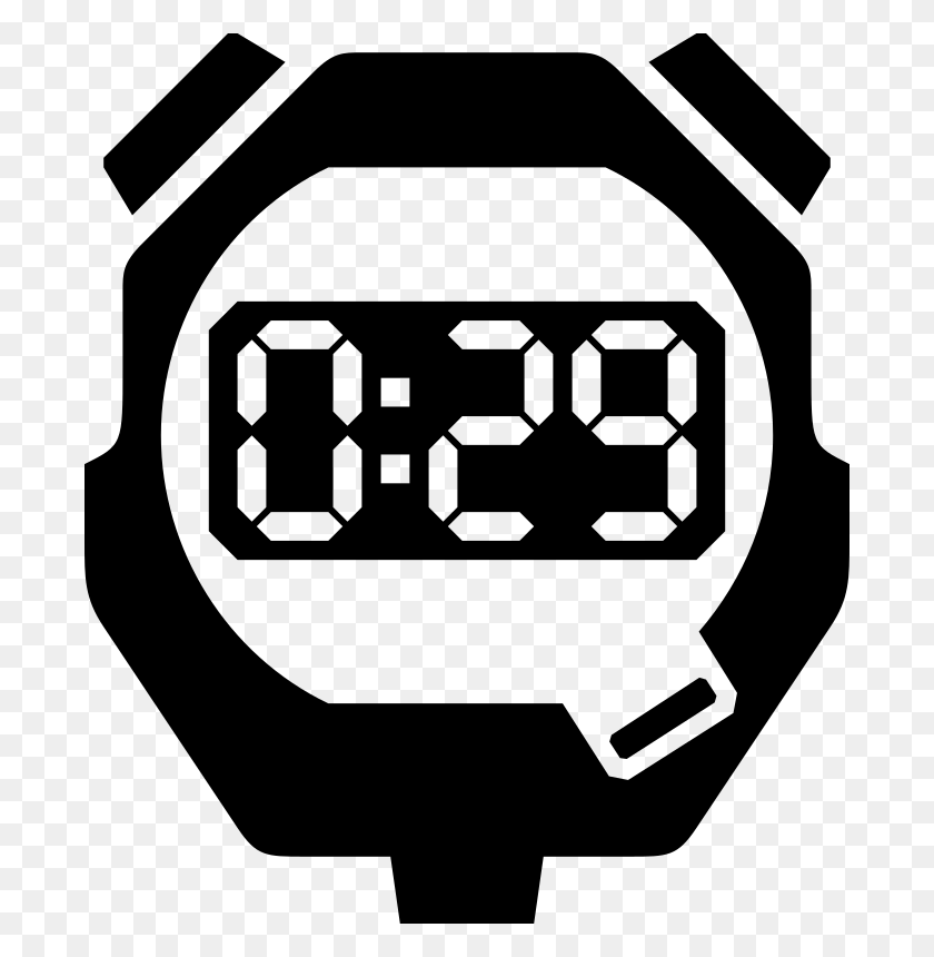 688x800 Vector Stopwatch Medium Image, Gray, World Of Warcraft HD PNG Download