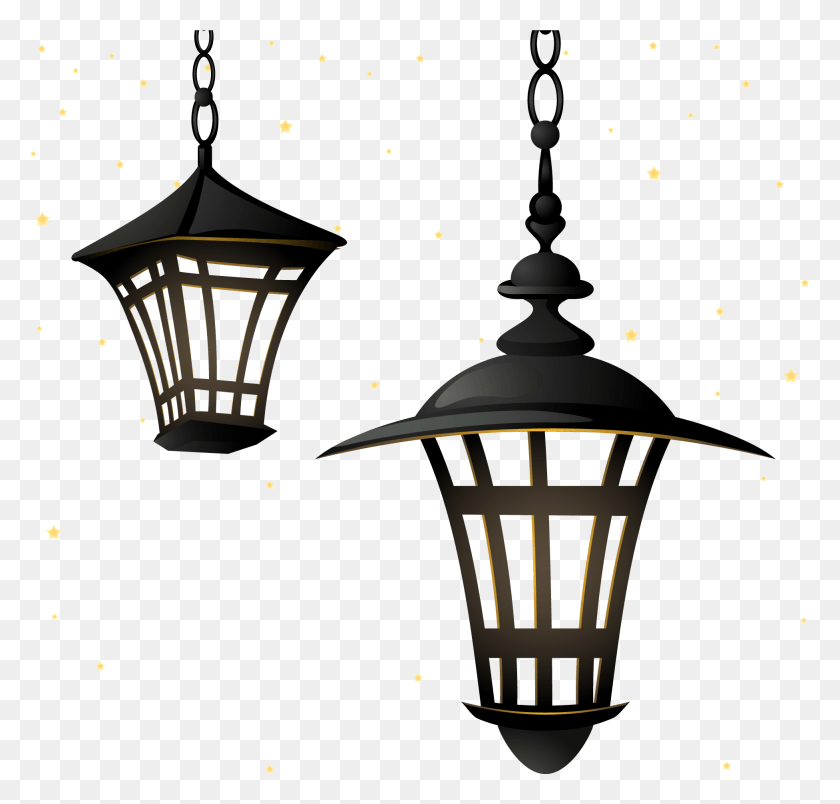 1952x1863 Vector Street Light Lamp Chandelier Lighting Retro Vector Lampion Ramadhan, Light, Nature, Outdoors HD PNG Download