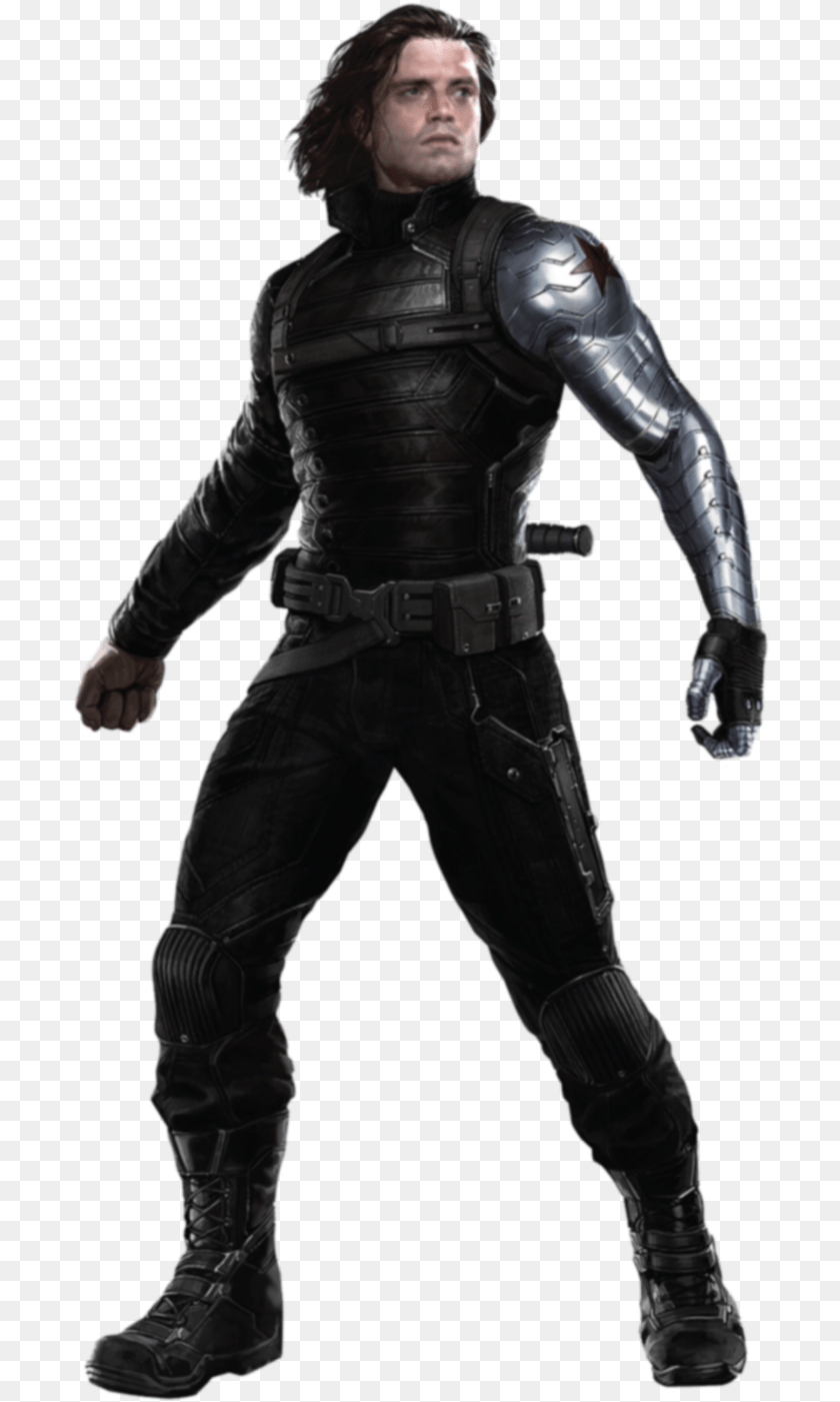 699x1401 Vector Transparent Favourites By Weirdlysupernatural Winter Soldier, Adult, Person, Man, Male PNG
