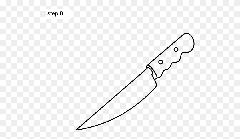 522x426 Vector Transparent Library Collection Of Knife For Easy To Draw Knife, Outdoors, Nature, Astronomy HD PNG Download