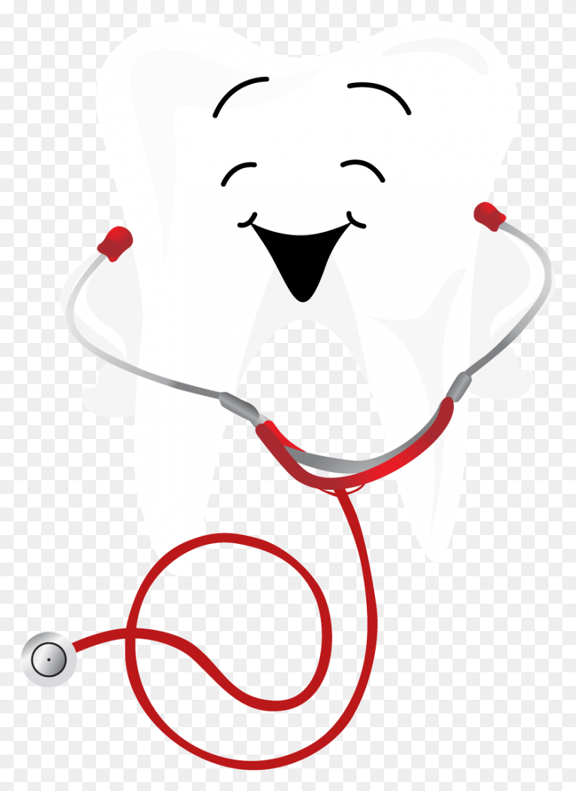 848x1189 Vector Transparent Stock Dentistry Illustration Doctor Cartoon, Bird, Animal, Wiring HD PNG Download