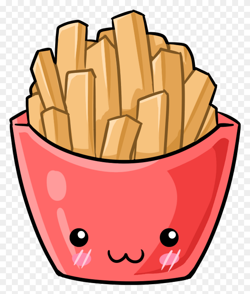 780x930 Vector Transparent Stock Potatoes Free Fastfood Potato Kawaii French Fries Clipart, Fries, Food, Birthday Cake HD PNG Download