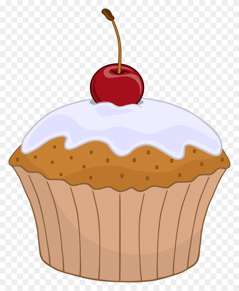 1557x1920 Vectors Of Desserts Muffin Clipart, Cupcake, Cream, Cake HD PNG Download