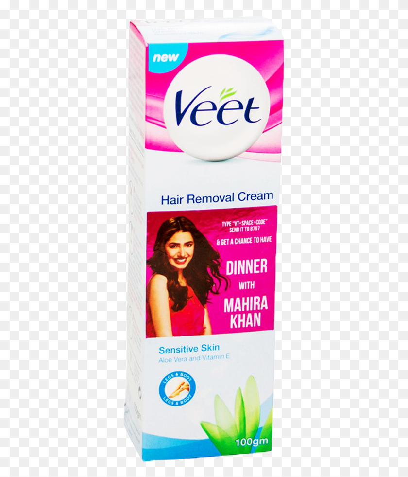 335x921 Veet Hair Removal Cream Sensitive Skin Aloe Vera 100 Veet, Poster, Advertisement, Flyer HD PNG Download