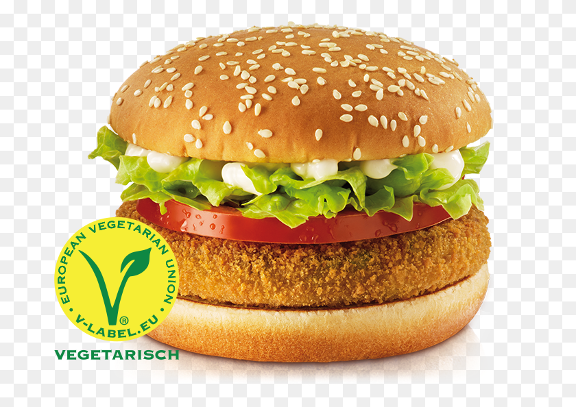 683x534 Veg Patties, Burger, Food HD PNG Download
