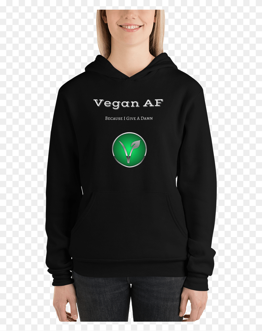 552x1001 Vegan Af Unisex Hoodie Sweatshirt, Clothing, Apparel, Sweater HD PNG Download