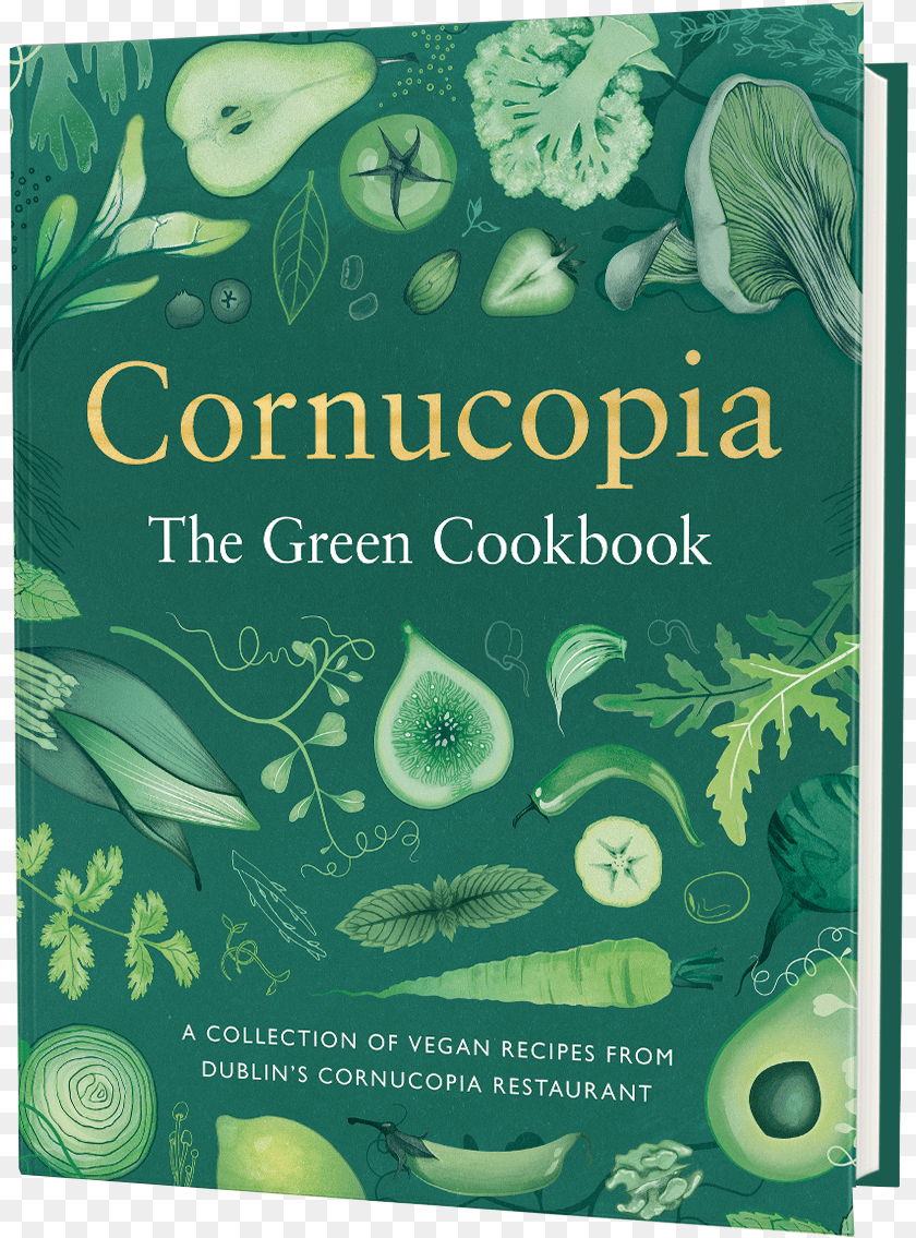 826x1135 Vegan Cookbook Cornucopia The Green Cookbook, Publication, Book, Advertisement, Herbs Sticker PNG