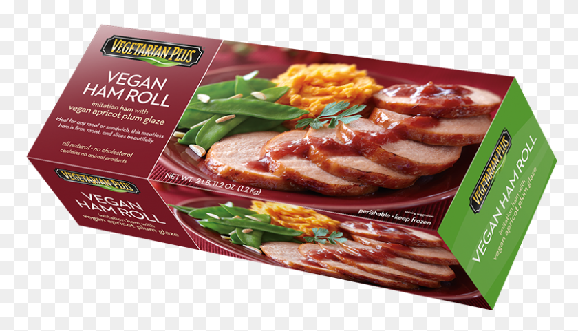 795x430 Vegan Ham Roll Vegan Ham, Food, Poster, Advertisement HD PNG Download