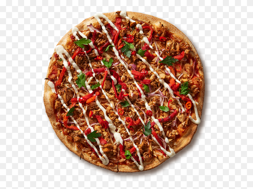 569x566 Vegan Pizza Dough Crust Pulled Jackfruit Pizza, Food, Meal, Dish HD PNG Download