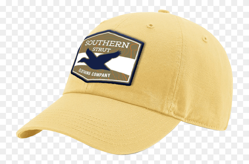 733x492 Vegas Gold Ducks Flying Woven Patch Dad Hat, Clothing, Apparel, Baseball Cap HD PNG Download