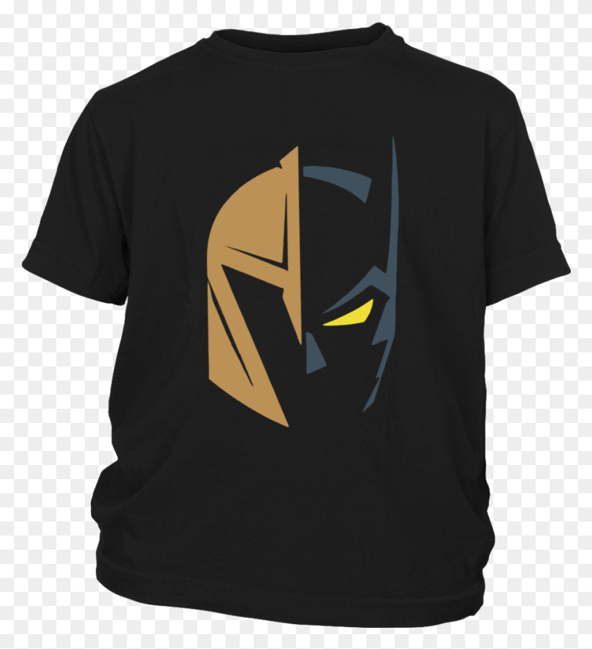 928x1025 Vegas Golden Knights Logo And Batman The Dark Knight Batman, Clothing, Apparel, T-shirt HD PNG Download