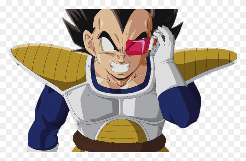 808x507 Vegeta What Does The Scouter Say About His Power Level Vegeta Over 9000, Helmet, Clothing, Apparel HD PNG Download