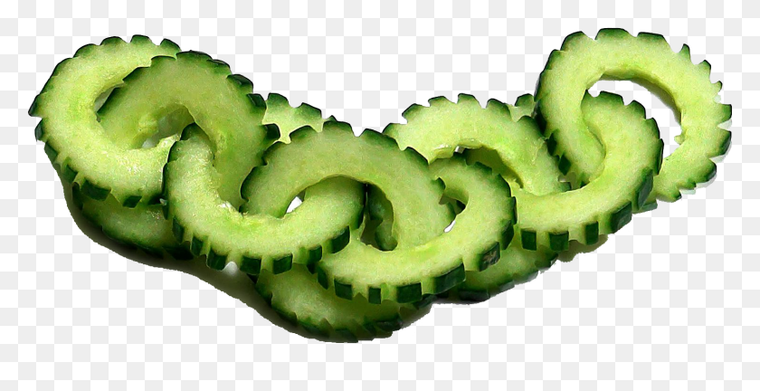 1490x711 Vegetable Carving With Cucumber, Plant, Food HD PNG Download