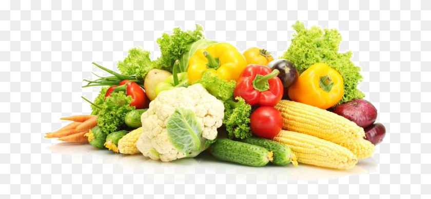 687x329 Vegetable Image Transparent Green Leafy And Yellow Vegetables, Plant, Food, Cauliflower HD PNG Download