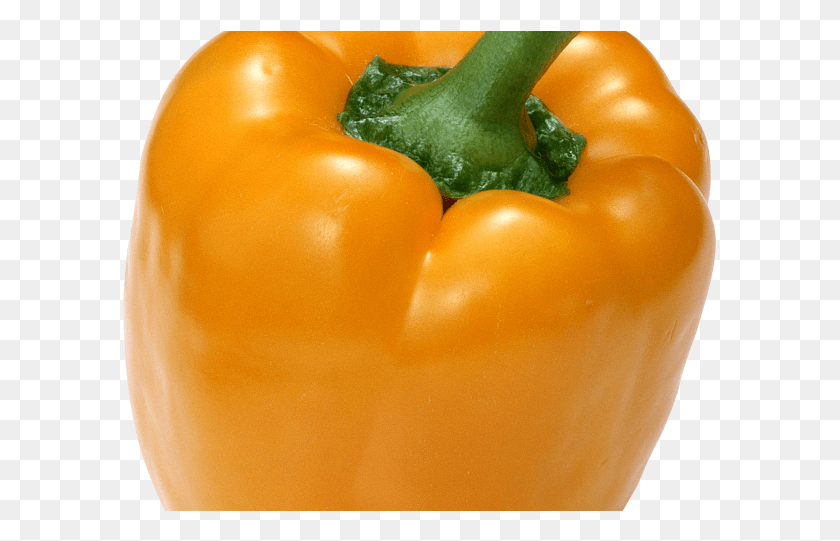595x481 Vegetables Clipart Green Bell Pepper Orange Pepper Transparent Background, Plant, Vegetable, Food HD PNG Download