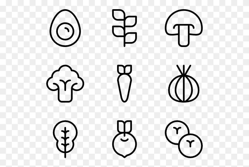 529x505 Vegetables Data Line Icon, Gray, World Of Warcraft HD PNG Download