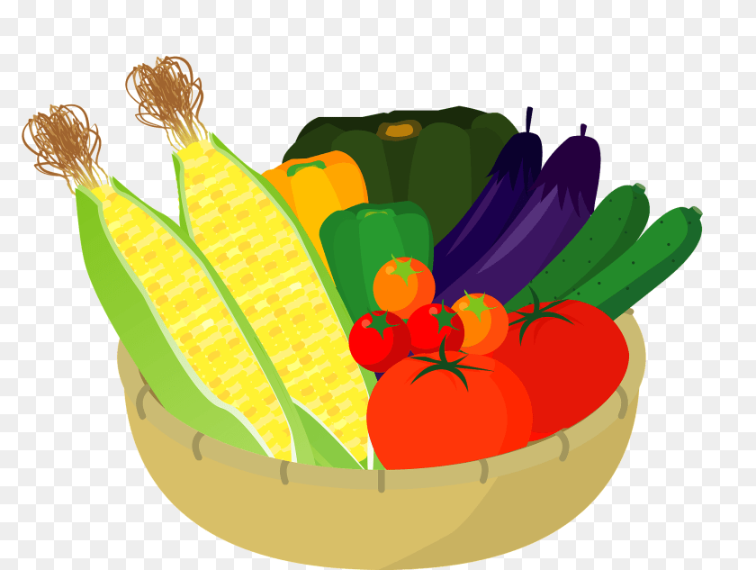 Vegetables In A Bowl Clipart, Food, Produce, Corn, Grain Sticker PNG