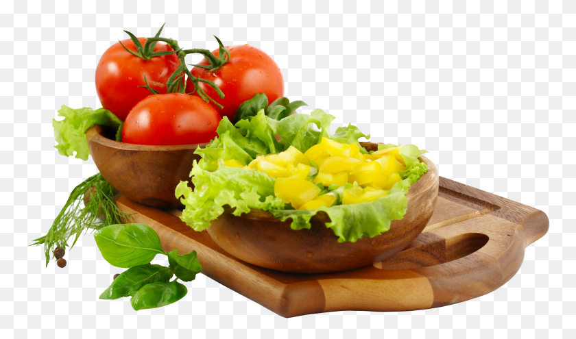764x435 Vegetables On Service Board Vegetable, Plant, Food, Tomato HD PNG Download