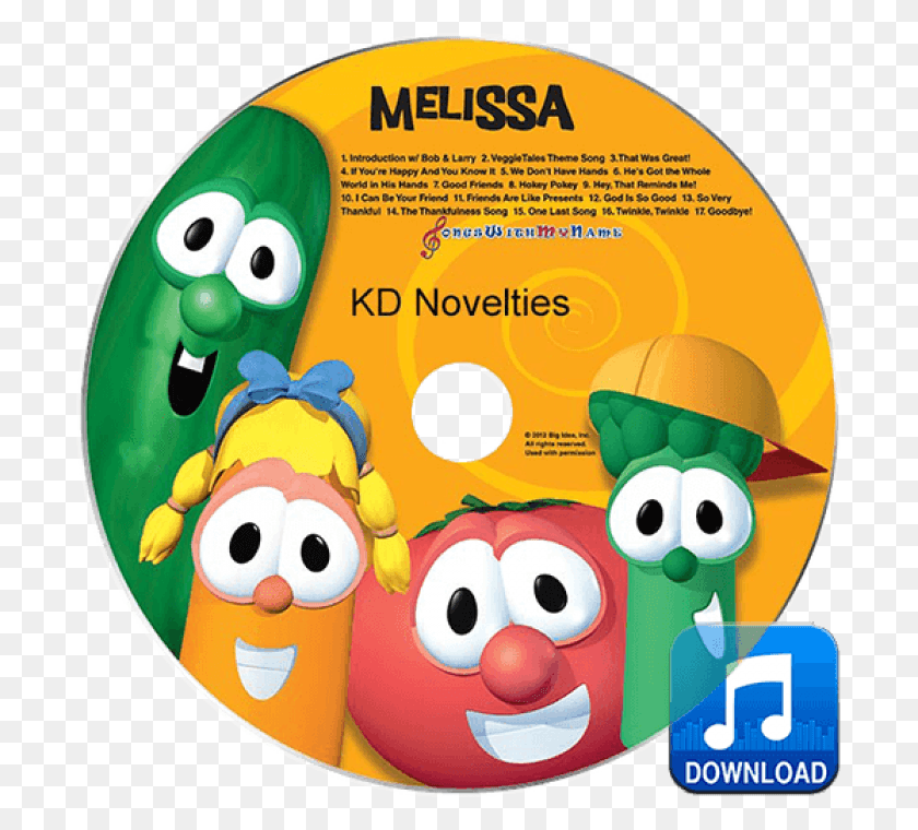 700x700 Veggietales Sing A Long Mp3 Veggietales Just Me Music, Disk, Dvd, Food HD PNG Download