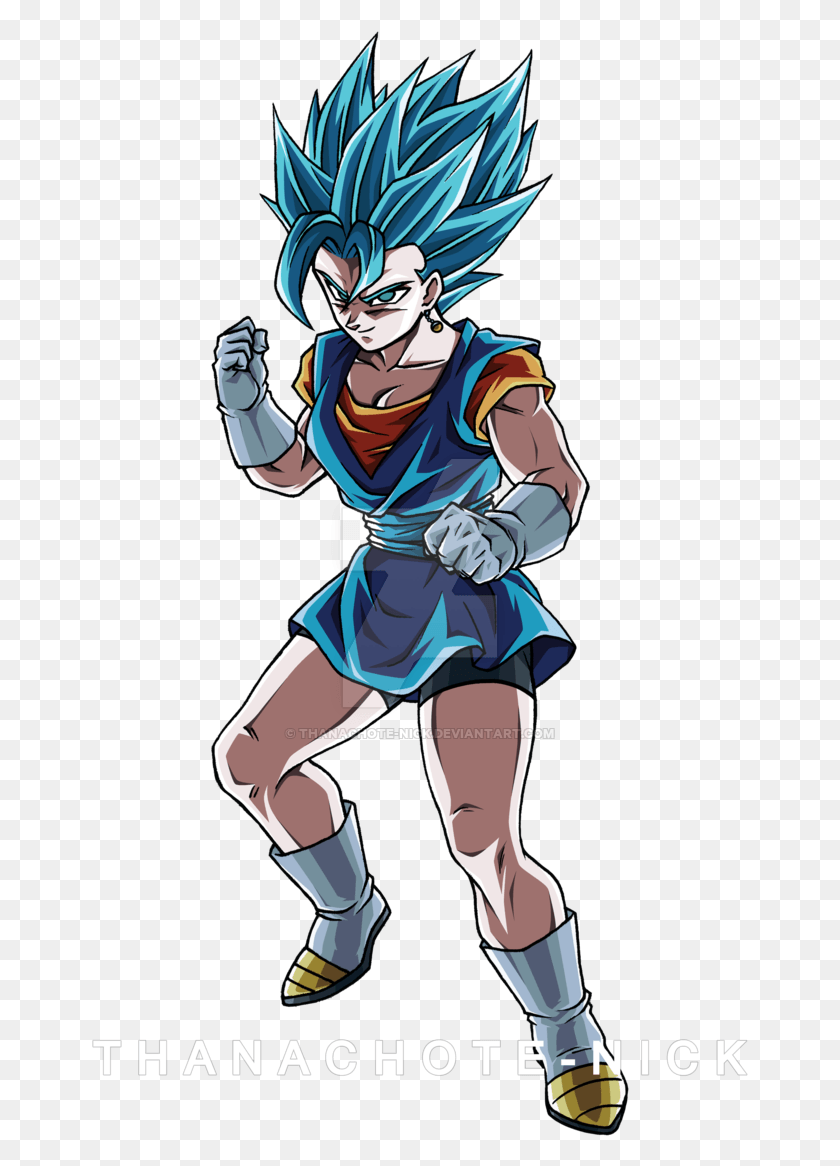 657x1106 Vegito Girl, Person, Human, Comics HD PNG Download