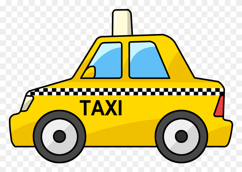 1416x975 Vehicle Vinyl Roll Wrap Clip Art Taxi Cab Easy Drawing, Car, Transportation, Automobile HD PNG Download