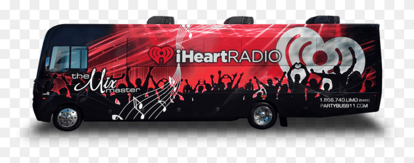 979x342 Vehicle Wraps Inc Iheartradio, Tour Bus, Bus, Transportation HD PNG Download