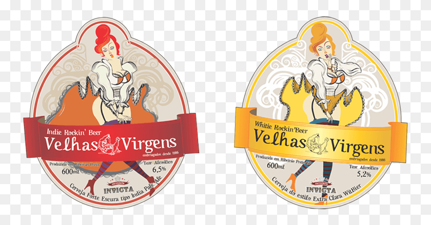 751x380 Velhas Virgens Indie Rockin39 Beer, Label, Text, Logo HD PNG Download