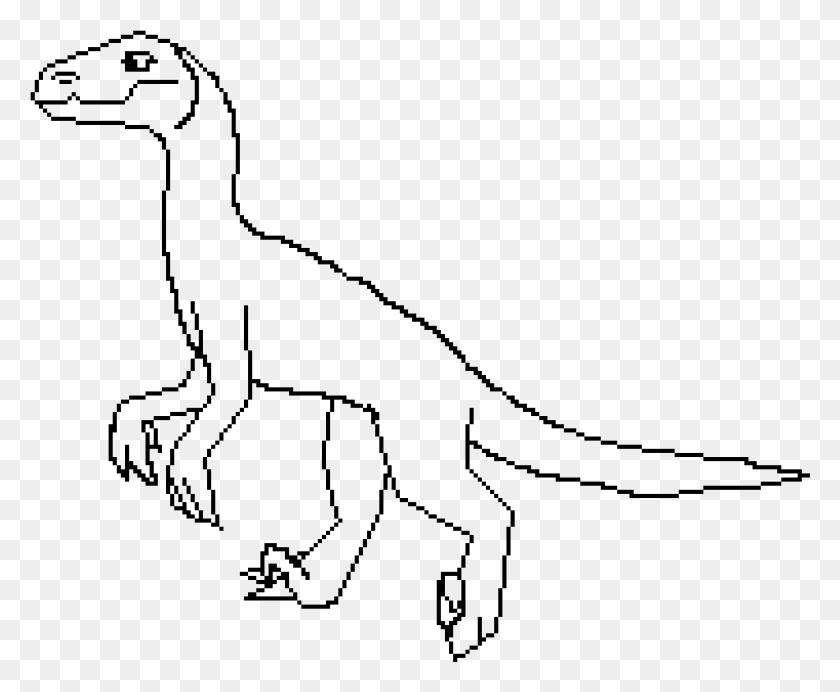 1141x925 Velociraptor Outline Sketch, Gray, World Of Warcraft HD PNG Download
