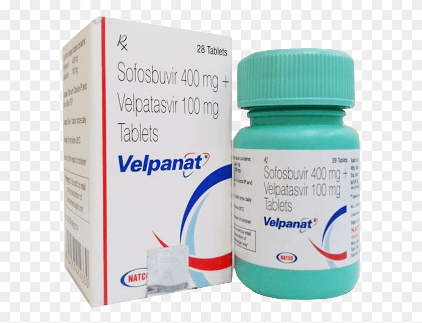 595x582 Velpanat Sofosbuvir 400 Mg Velpatasvir 100mg Tablets Velpatasvir 100 Mg And Sofosbuvir 400 Mg, Bottle, Medication, Flyer HD PNG Download