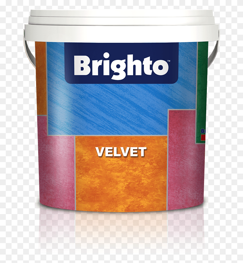 682x849 Velvet Is A High Quality Decorative Sophisticated Brighto Paint Shade Card, Paint Container, Bucket HD PNG Download