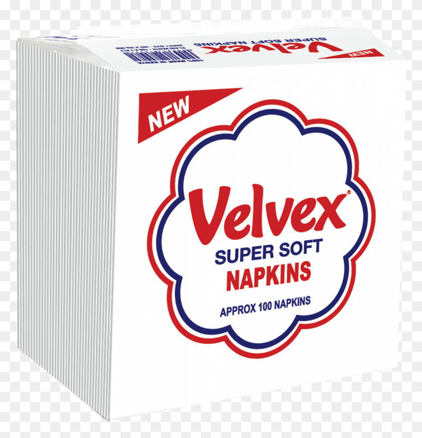 947x986 Velvex White Napkin Tissue Velvex Tissue, Box, Carton, Cardboard HD PNG Download
