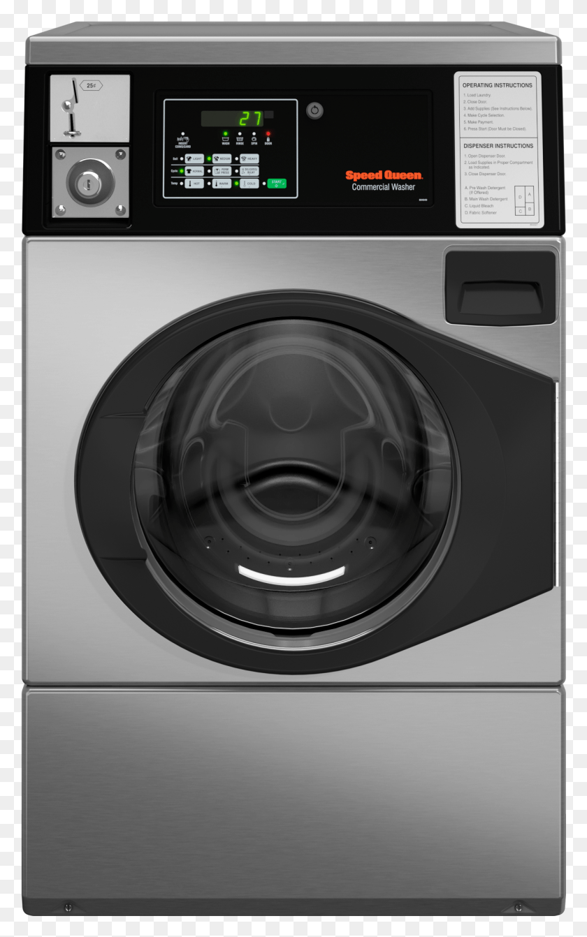 1252x2059 Vended Quantum Front Load Washer Sfnnxa Ss, Appliance, Dryer, Camera HD PNG Download