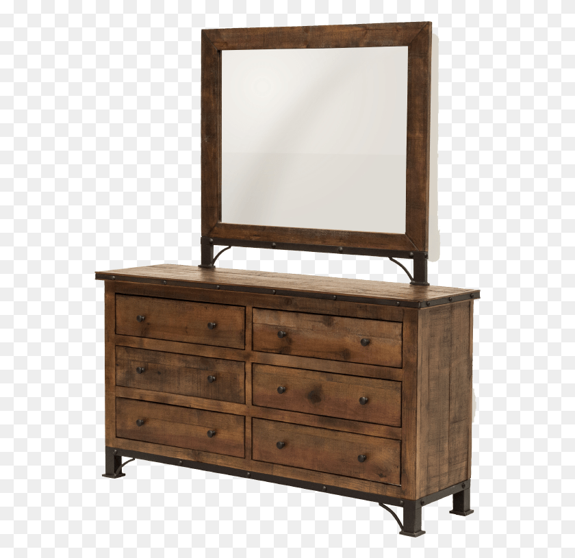 565x755 Venezia Dresser And Mirror Chest Of Drawers, Furniture, Cabinet, Drawer HD PNG Download