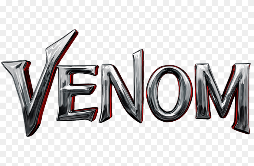 1105x723 Venom Movie Logo, Smoke Pipe, Emblem, Symbol, Text Transparent PNG