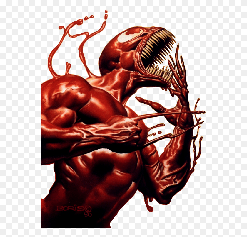 560x748 Venom Or Carnage Может Быть Главным Злодеем В Фильме Spider Man Carnage Vs Venom, Человек, Человек, Рука Hd Png Скачать