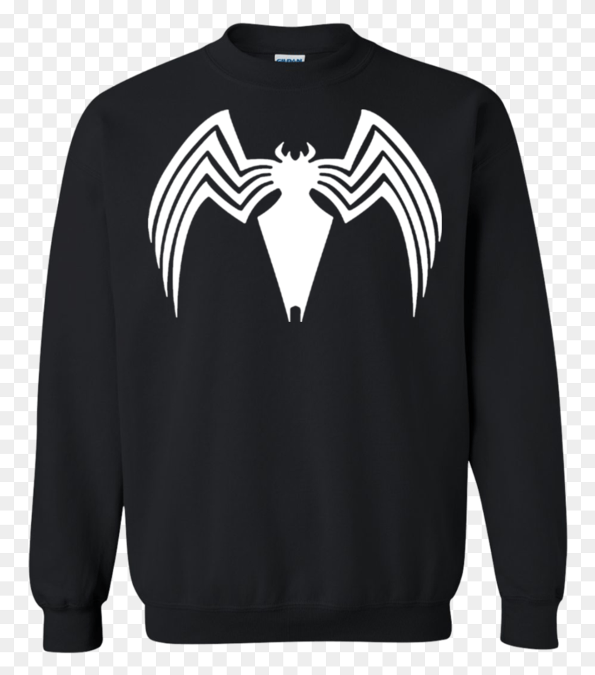 764x892 Venom Symbol Spiderman Venom Symbol, Clothing, Apparel, Sweater HD PNG Download