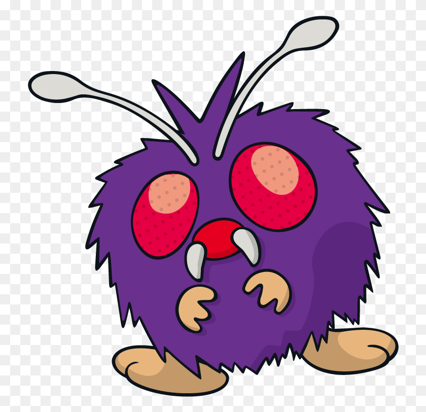 732x752 Venonat, Графика, Морская Жизнь Hd Png Скачать