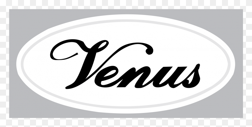 2331x1093 Venus Logo Transparent Venus, Text, Label, Handwriting HD PNG Download