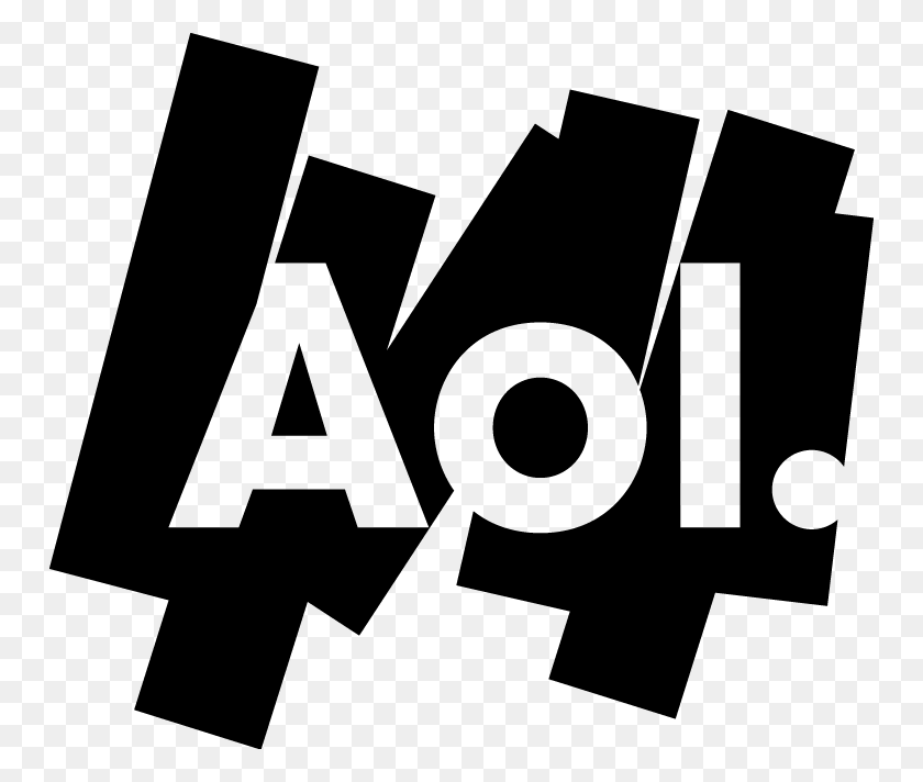 750x652 Verizon Will Buy Aol For 4 Aol Logo, Text, Symbol, Trademark HD PNG Download