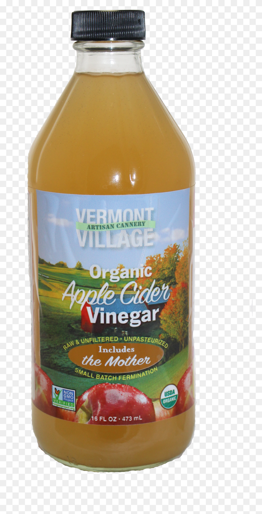 2015x4105 Vermont Village Cannery Apple Cider Vinegar Vermont Village Organic Apple Cider Vinegar HD PNG Download