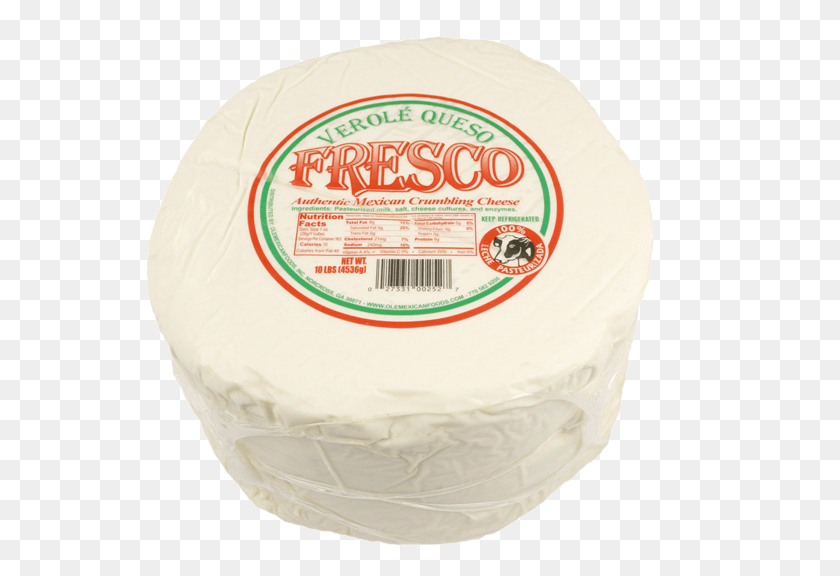 550x516 Verol Queso Fresco 10 Lb Goat Cheese, Diaper, Food, Brie HD PNG Download