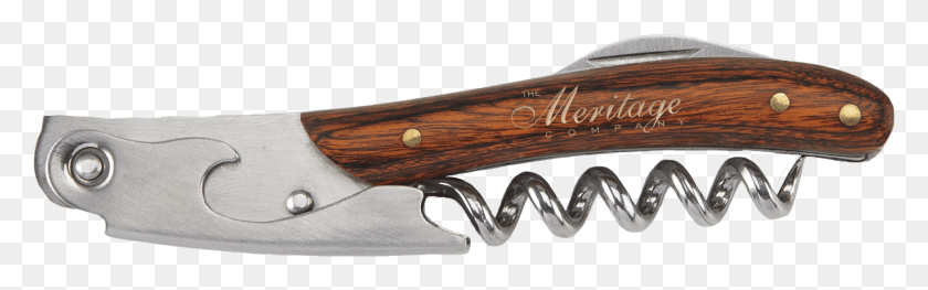 1367x357 Verona Wood Wine Opener Hunting Knife, Gun, Weapon, Weaponry HD PNG Download