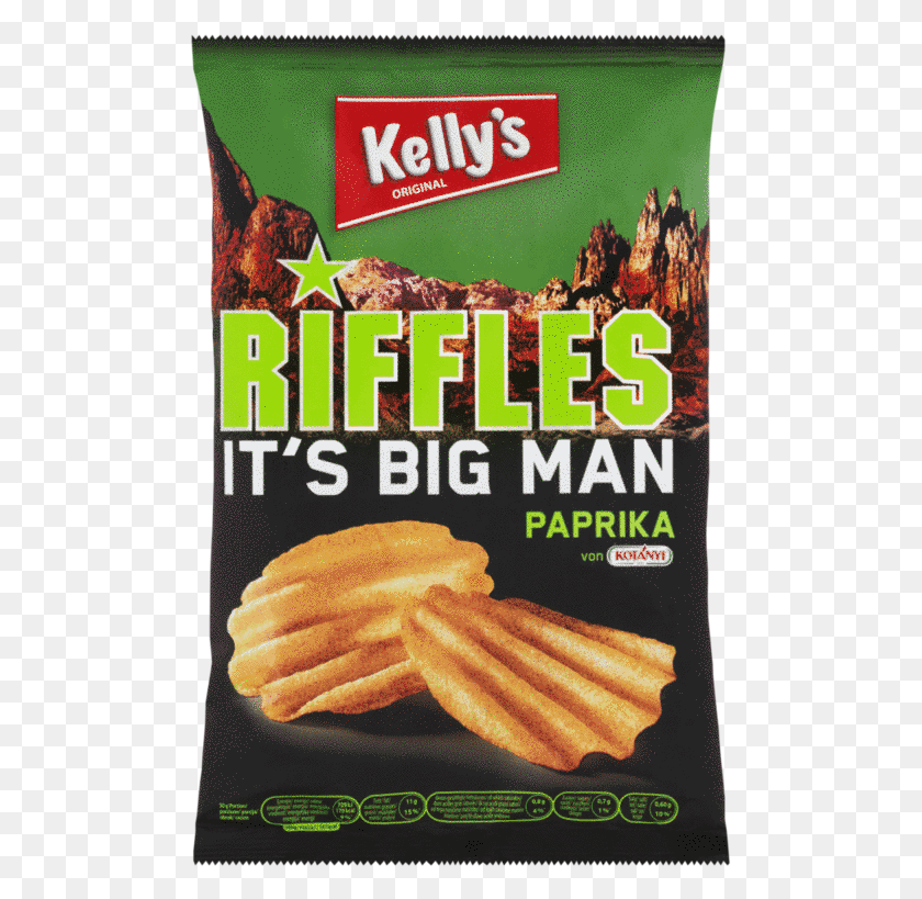 493x759 Verpackung Von Kelly39S Riffles It39S Big Man Paprika Riffles Big Man, Плакат, Реклама, Еда Hd Png Скачать