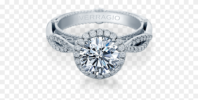 478x367 Verragio Venetian 5062r Halo Round Diamond Engagement Platinum Engagement Rings, Gemstone, Jewelry, Accessories HD PNG Download