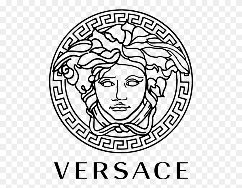 501x592 Логотип Versace, Серый, Мир Варкрафта Png Скачать