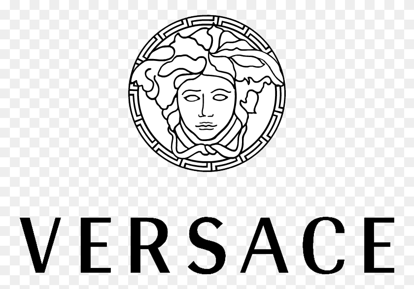 Versace, Text, Logo HD PNG Download - FlyClipart