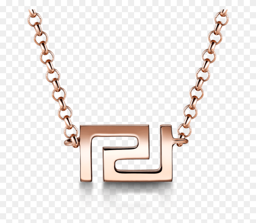 663x672 Versace Necklace, Pendant, Jewelry, Accessories HD PNG Download